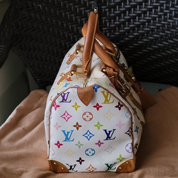 💖💛💙💕Louis Vuitton Multicolor Speedy 30💕💚💙💜 - Picture 5 of 17